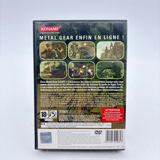METAL GEAR SOLID 3 SUBSISTENCE - PLAYSTATION 2 - Strike Games