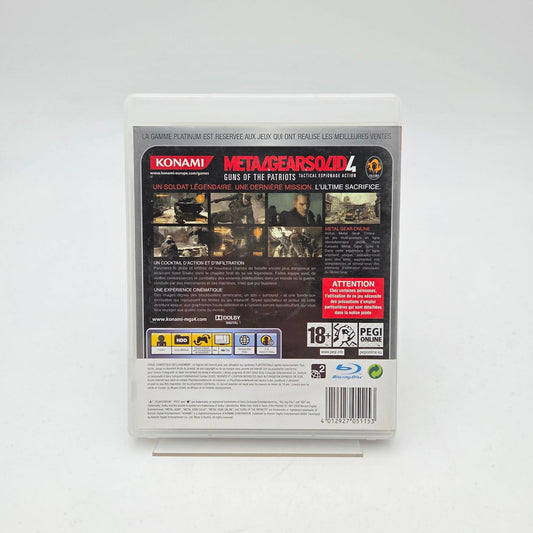METAL GEAR SOLID 4: GUNS OF THE PATRIOTS - PLAYSTATION 3 - Strike Games
