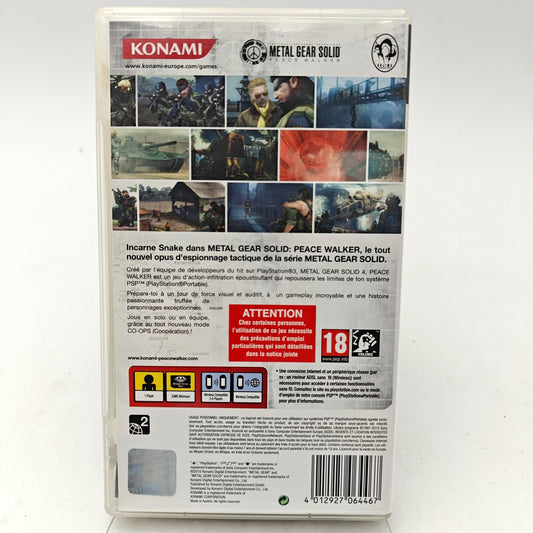 METAL GEAR SOLID: PEACE WALKER - PLAYSTATION PORTABLE - Strike Games