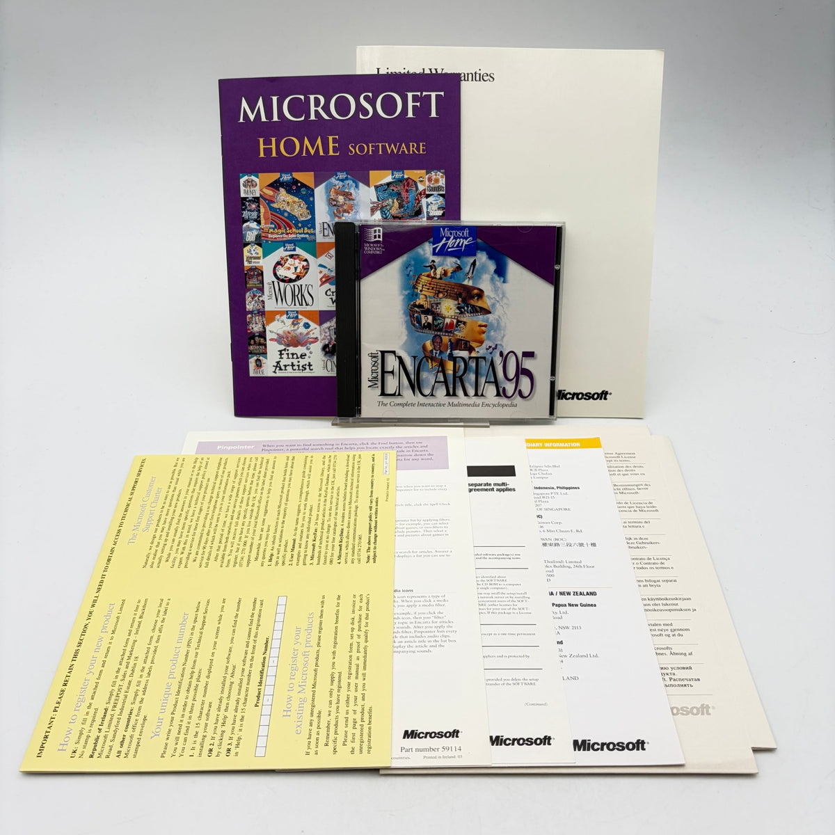 MICROSOFT ENCARTA 95 - PC BIG BOX - Strike Games