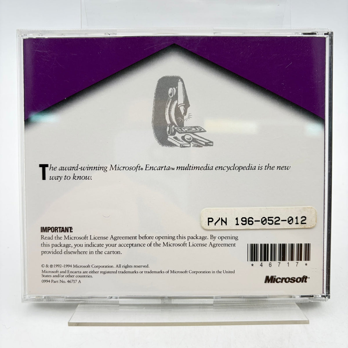 MICROSOFT ENCARTA 95 - PC BIG BOX - Strike Games