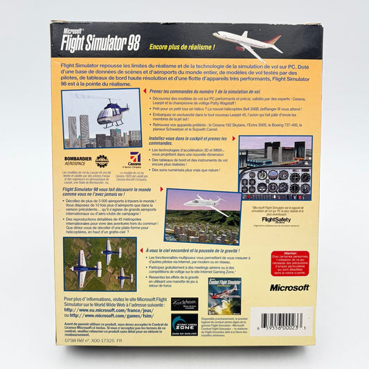 MICROSOFT FLIGHT SIMULATOR 98 - PC BIG BOX - Strike Games