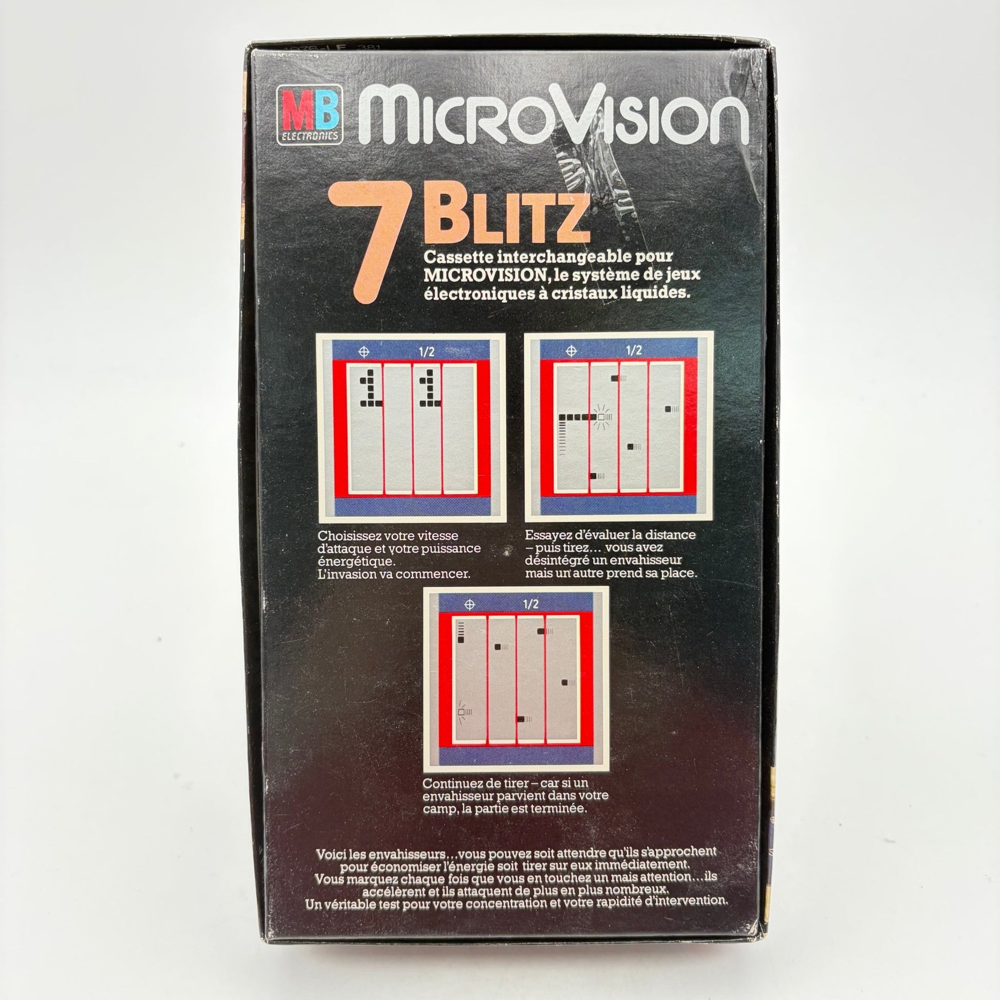 MICROVISION + 4 JEUX (FLIPPER, BATAILLE NAVALE, SHOOTING STAR ET BLITZ) - Strike Games