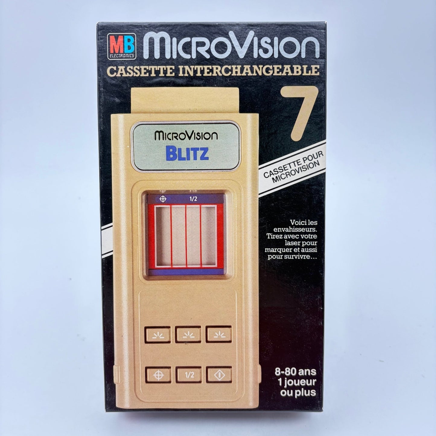 MICROVISION + 4 JEUX (FLIPPER, BATAILLE NAVALE, SHOOTING STAR ET BLITZ) - Strike Games