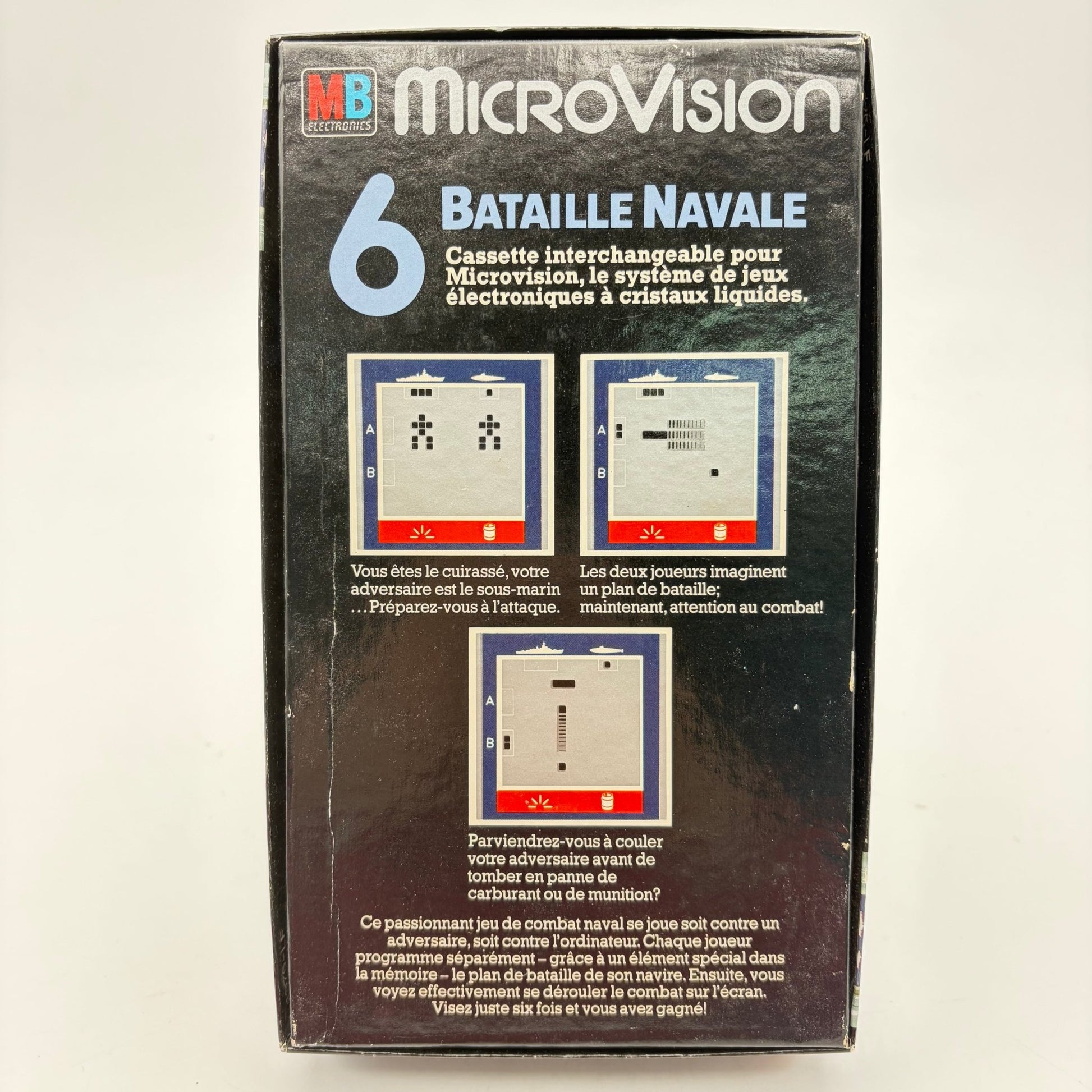 MICROVISION + 4 JEUX (FLIPPER, BATAILLE NAVALE, SHOOTING STAR ET BLITZ) - Strike Games