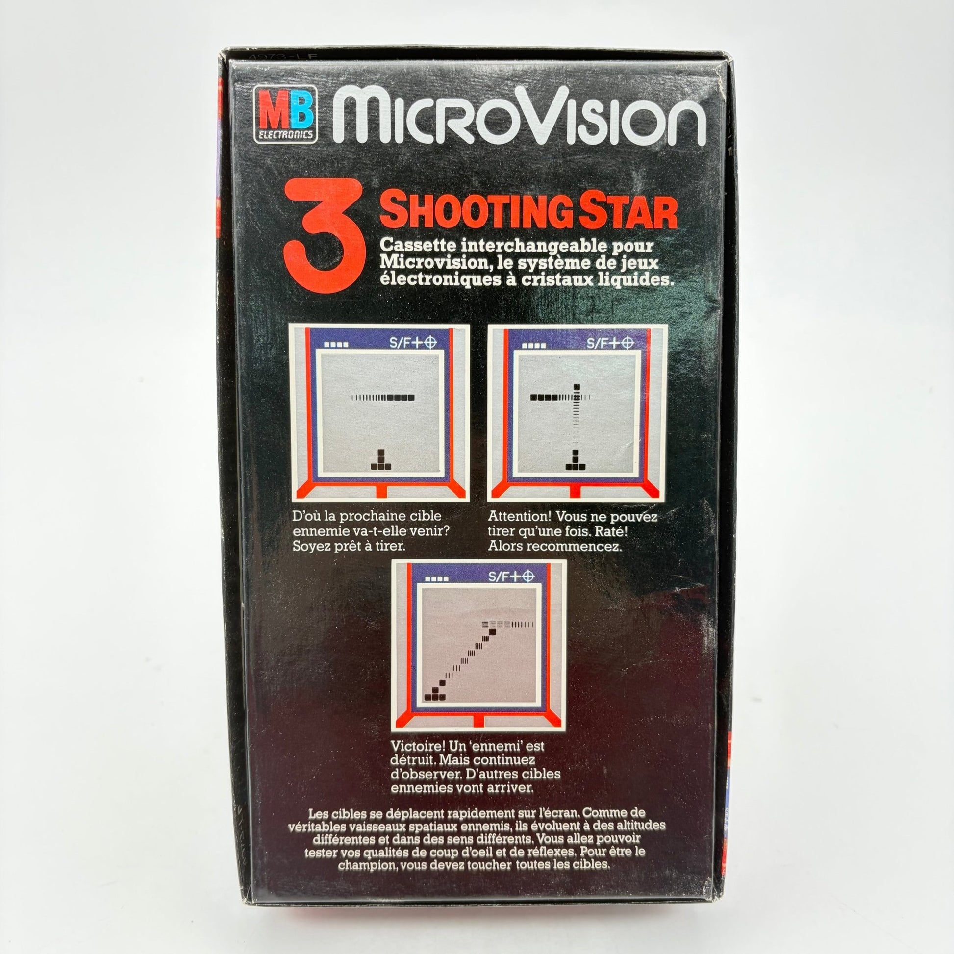 MICROVISION + 4 JEUX (FLIPPER, BATAILLE NAVALE, SHOOTING STAR ET BLITZ) - Strike Games