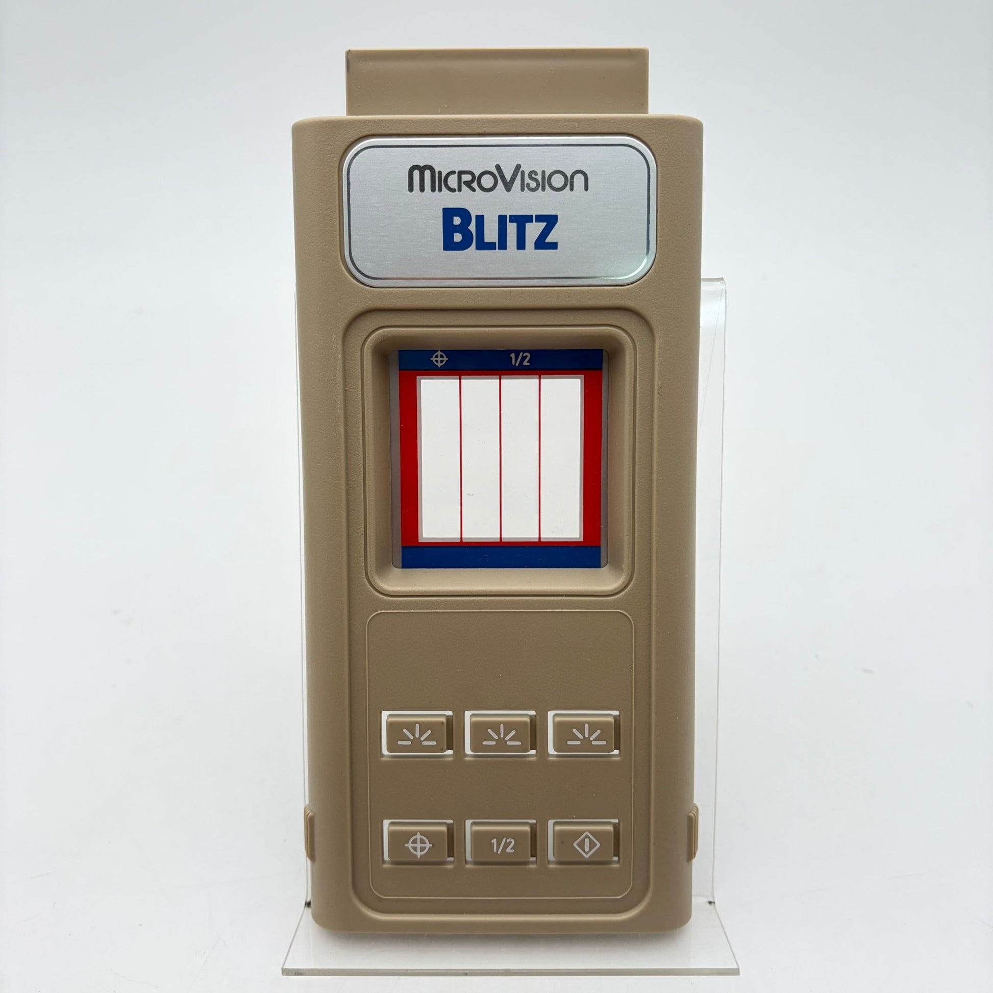 MICROVISION + 4 JEUX (FLIPPER, BATAILLE NAVALE, SHOOTING STAR ET BLITZ) - Strike Games