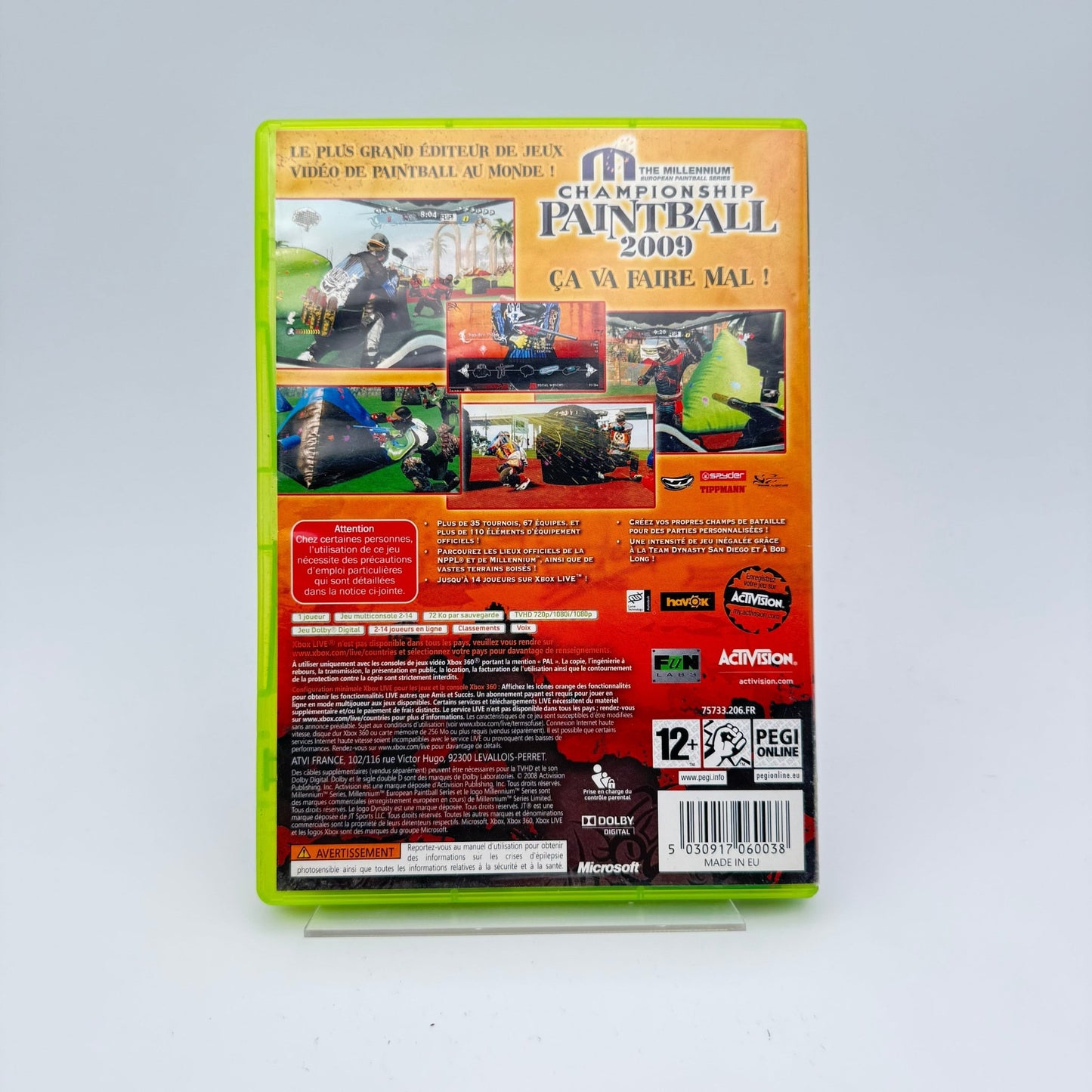 MILLENNIUM CHAMPIONSHIP PAINTBALL 2009 - XBOX 360 - Strike Games