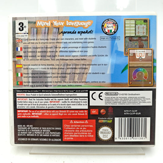 MIND YOUR LANGUAGE : J'APPRENDS L'ESPAGNOL - NINTENDO DS - Strike Games