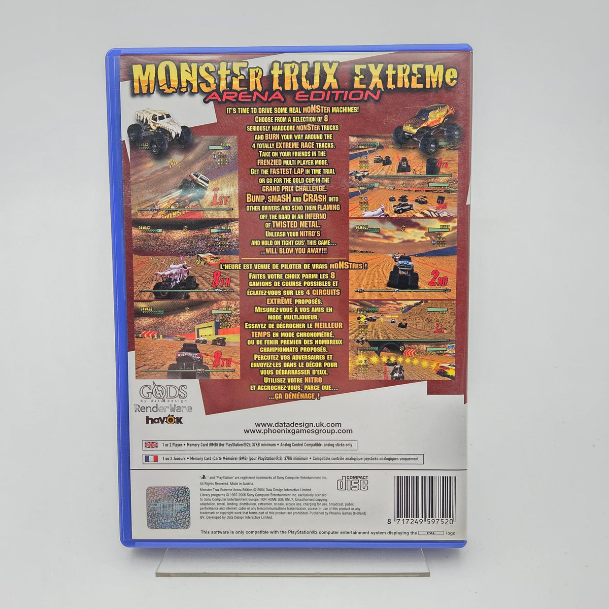 MONSTER TRUX EXTREME ARENA EDITION - PLAYSTATION 2 - Strike Games