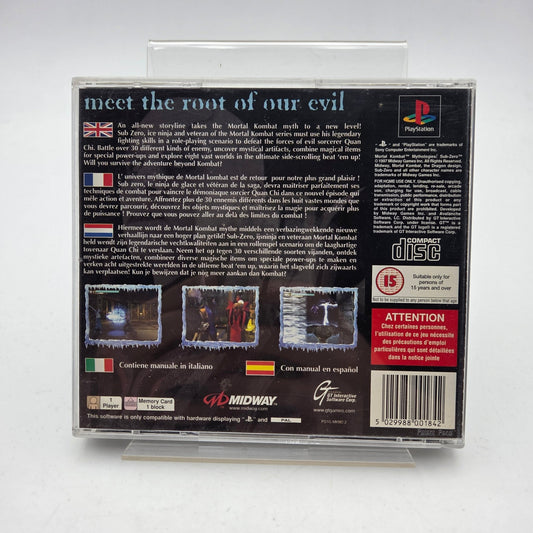 MORTAL KOMBAT MYTHOLOGIES - PLAYSTATION 1 - Strike Games