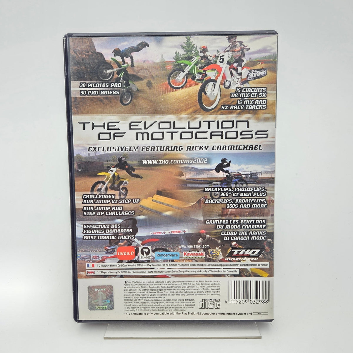 MX2002 FEATURING RICKY CARMICHAEL - PLAYSTATION 2 - Strike Games