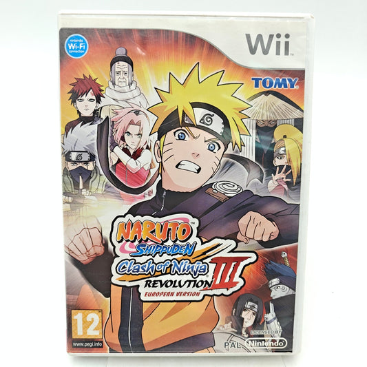 NARUTO SHIPPUDEN: CLASH OF NINJA REVOLUTION III - NINTENDO WII - Strike Games