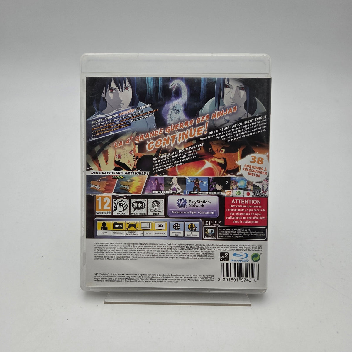 NARUTO SHIPPUDEN ULTIMATE NINJA STORM 3 FULL BURST - PLAYSTATION 3 - Strike Games