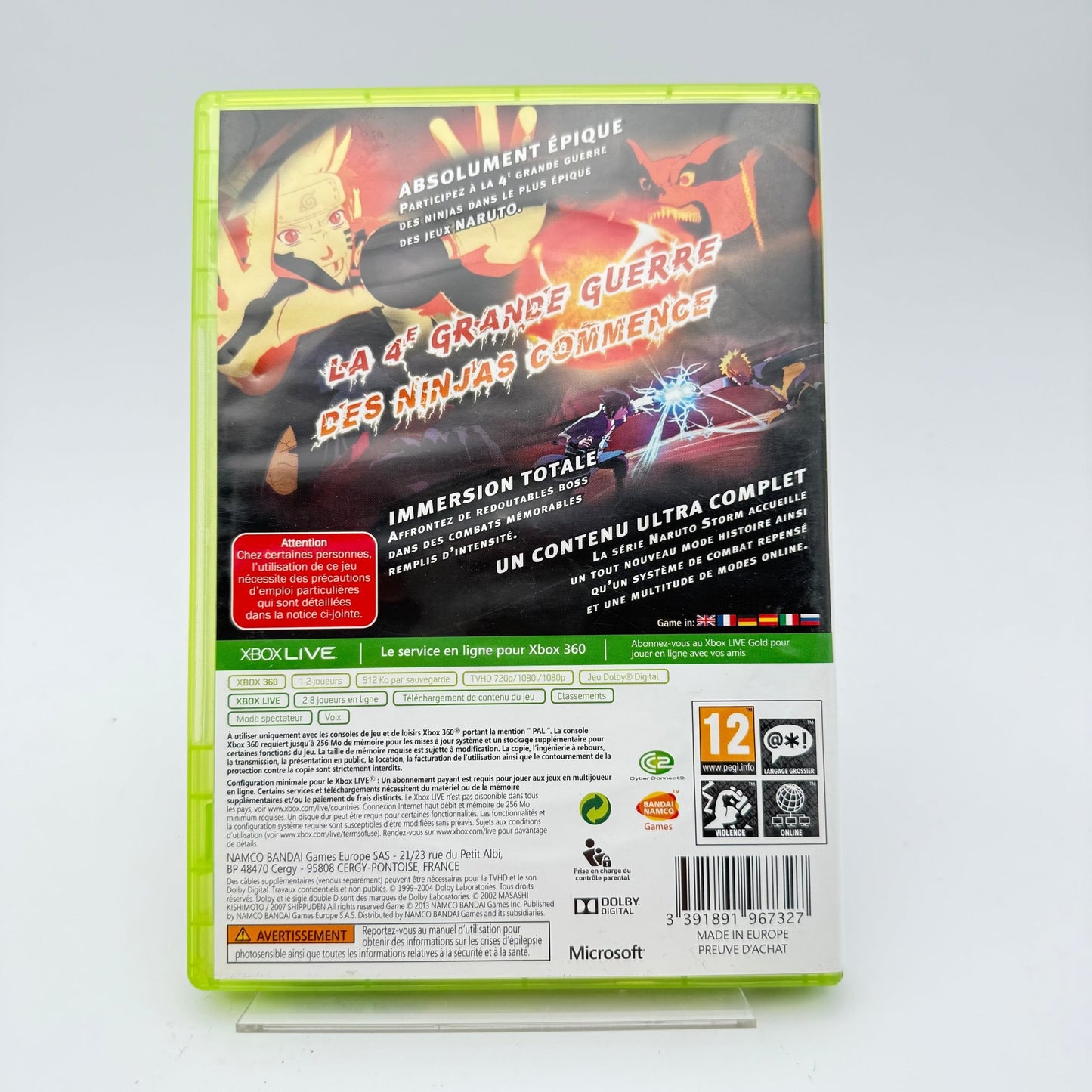 NARUTO SHIPPUDEN ULTIMATE NINJA STORM 3 - XBOX 360 - Strike Games