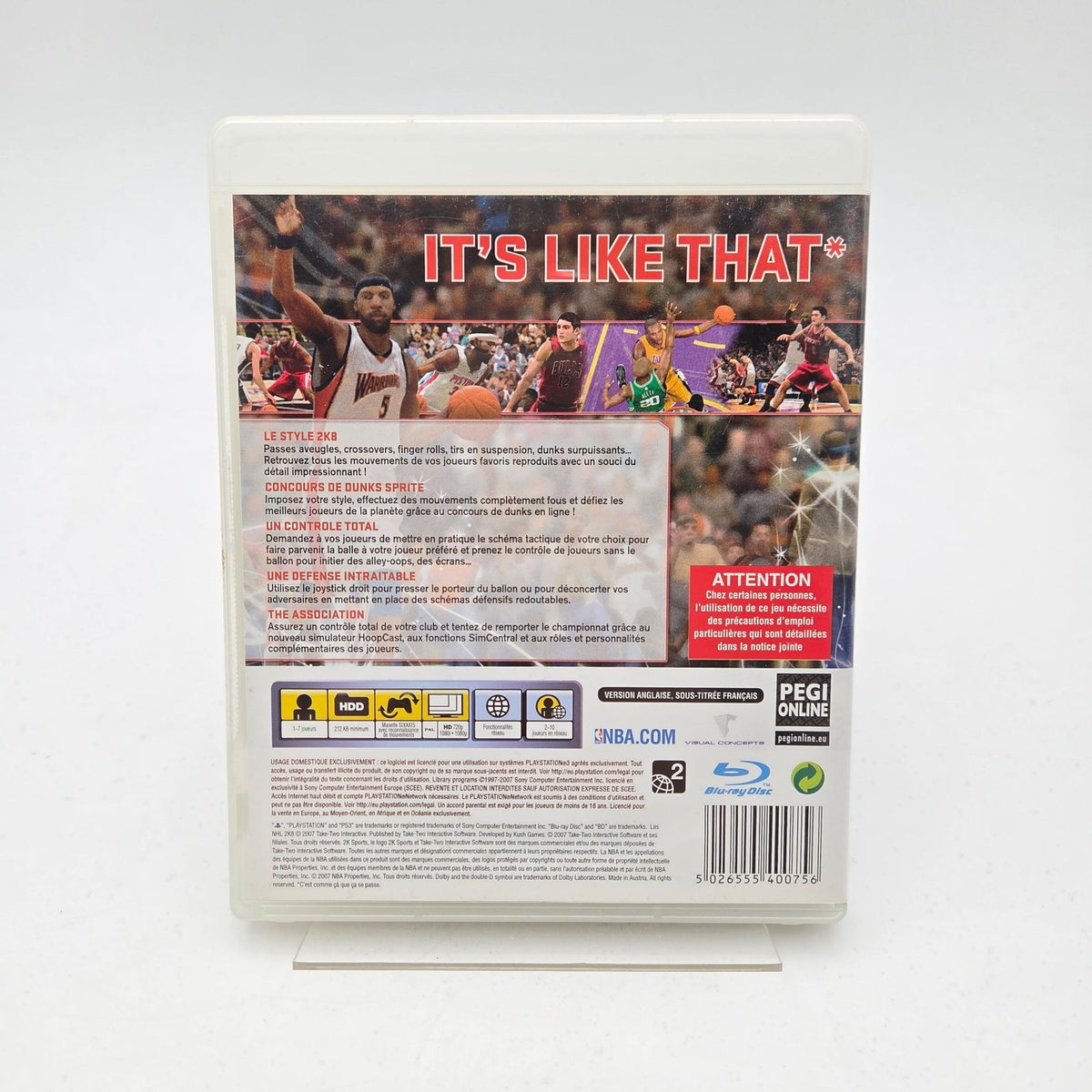 NBA 2K8 - PLAYSTATION 3 - Strike Games