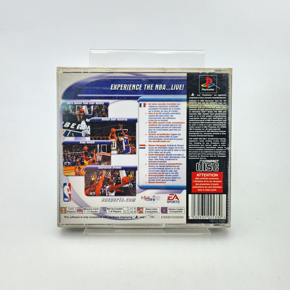 NBA LIVE 2001 - PLAYSTATION 1 - Strike Games