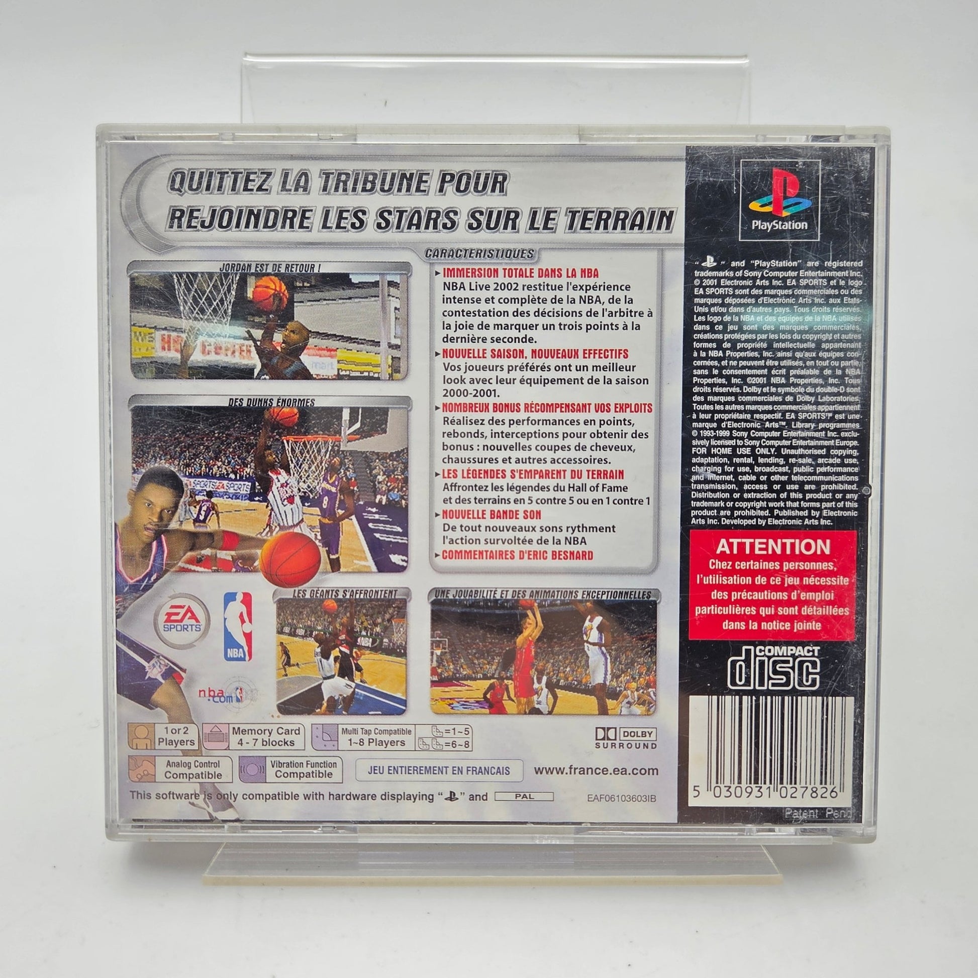 NBA LIVE 2002 - PLAYSTATION 1 - Strike Games