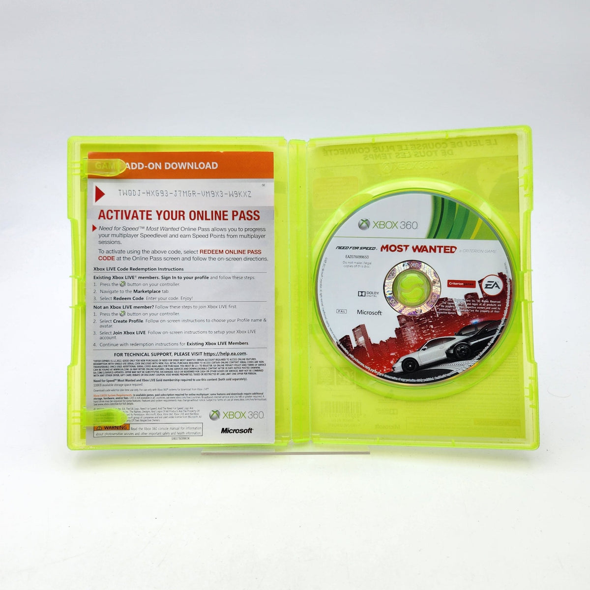 NEED FOR SPEED MOST WANTED - XBOX 360 - Strike Games
