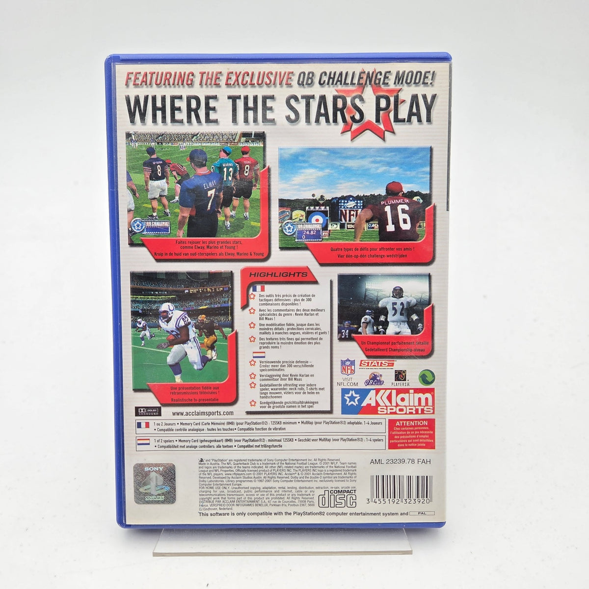 NFL QB CLUB 2002 - PLAYSTATION 2 - Strike Games