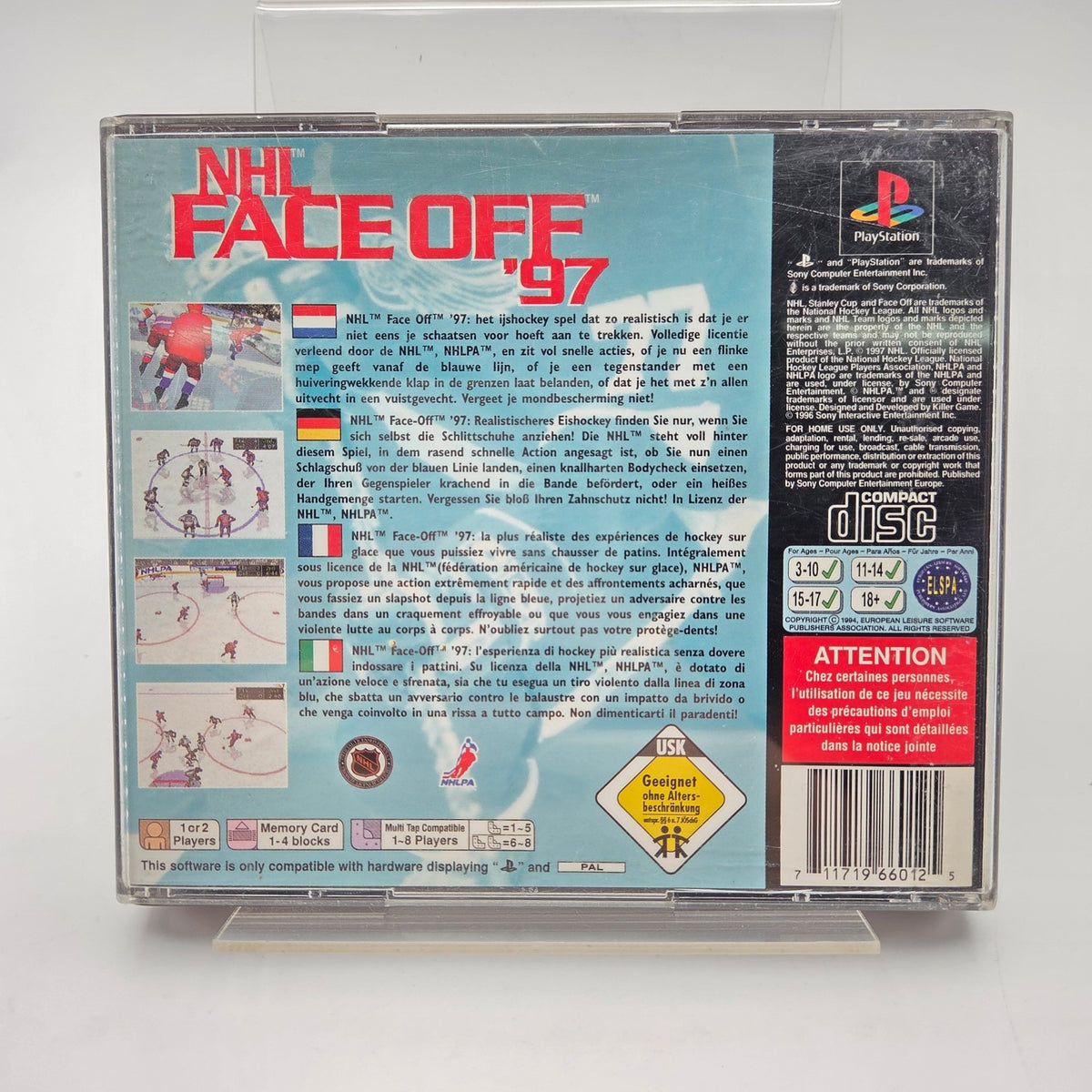 NHL FACE OFF 97 - PLAYSTATION 1 - Strike Games