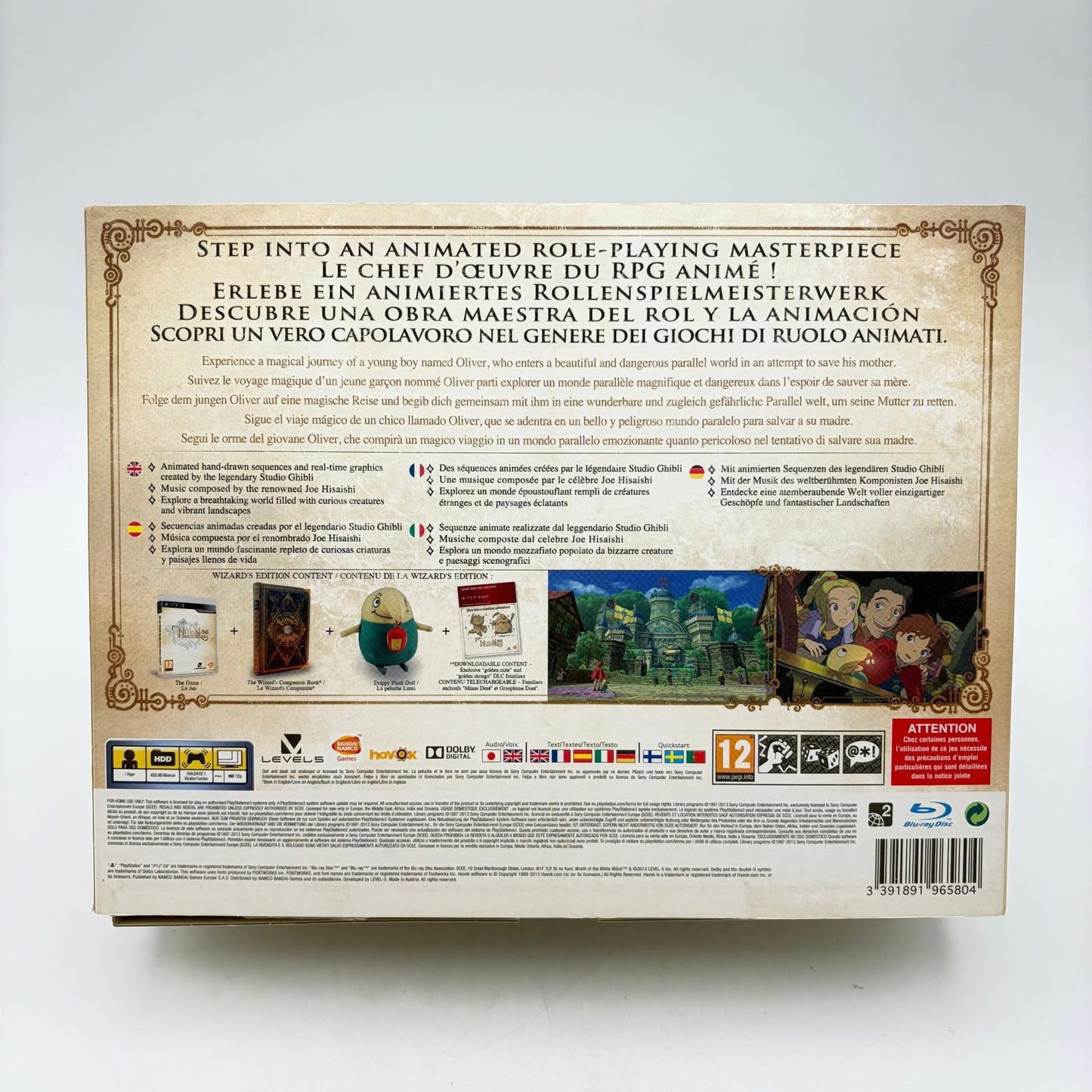 NI NO KUNI: WRATH OF THE WHITE WITCH – WIZARD'S EDITION - PLAYSTATION 3 - Strike Games