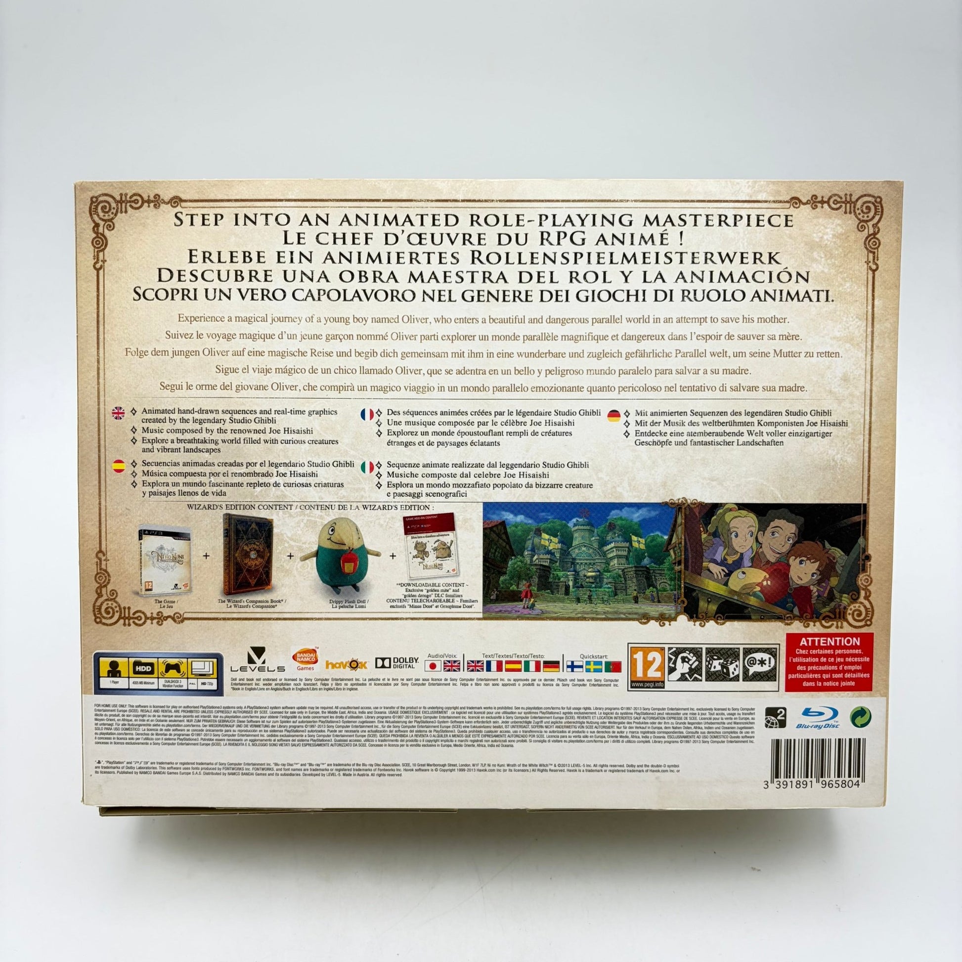 NI NO KUNI: WRATH OF THE WHITE WITCH – WIZARD'S EDITION - PLAYSTATION 3 - Strike Games