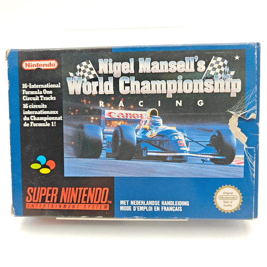 NIGEL MANSELL'S WORLD CHAMPIONSHIP RACING - SUPER NINTENDO - Strike Games