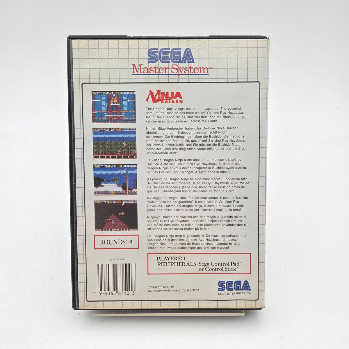 Ninja Gaiden - Master System - Strike Games