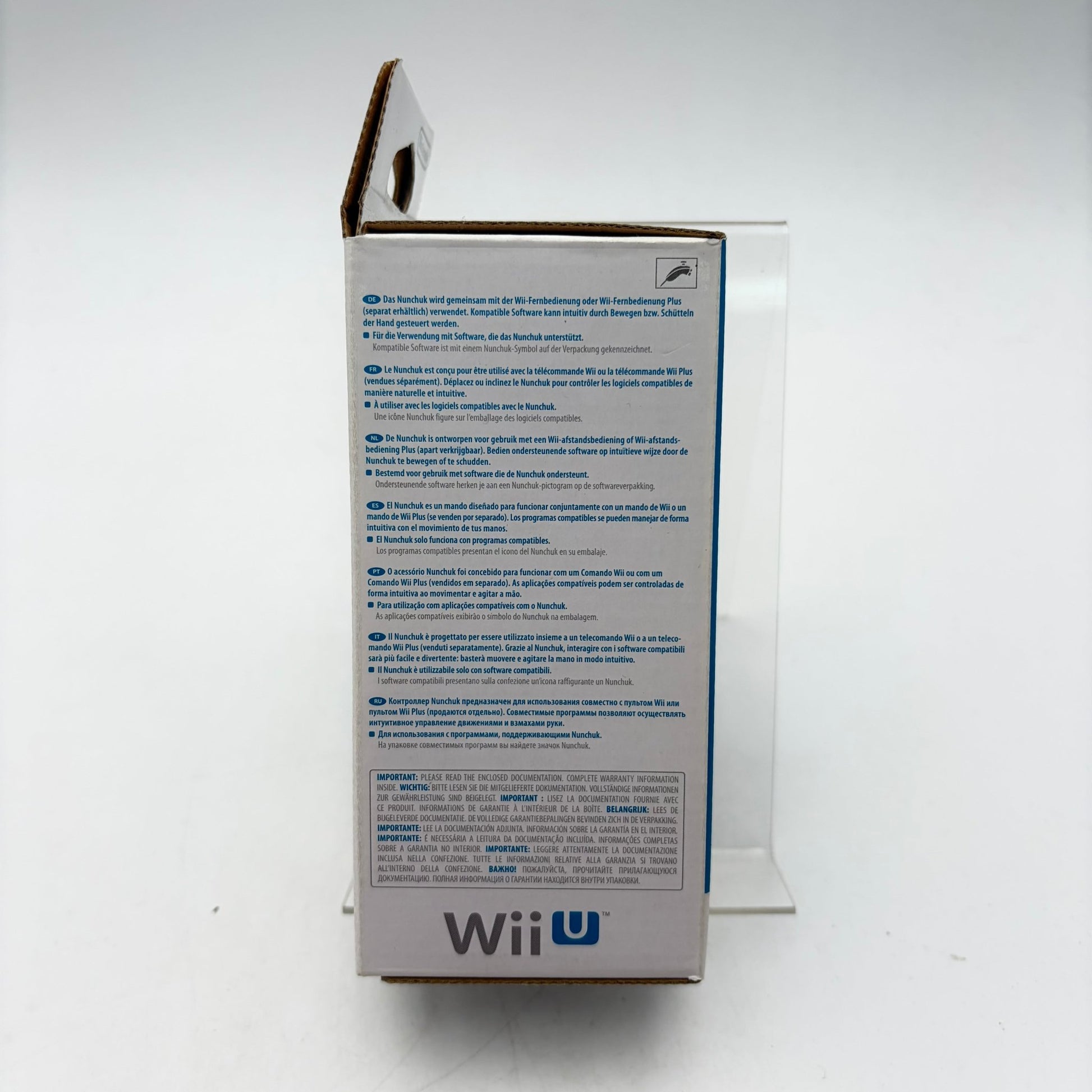 NUNCHUK BLANC - WII U - Strike Games