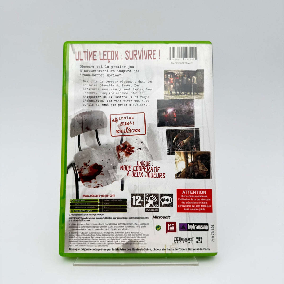OBSCURE - XBOX - Strike Games