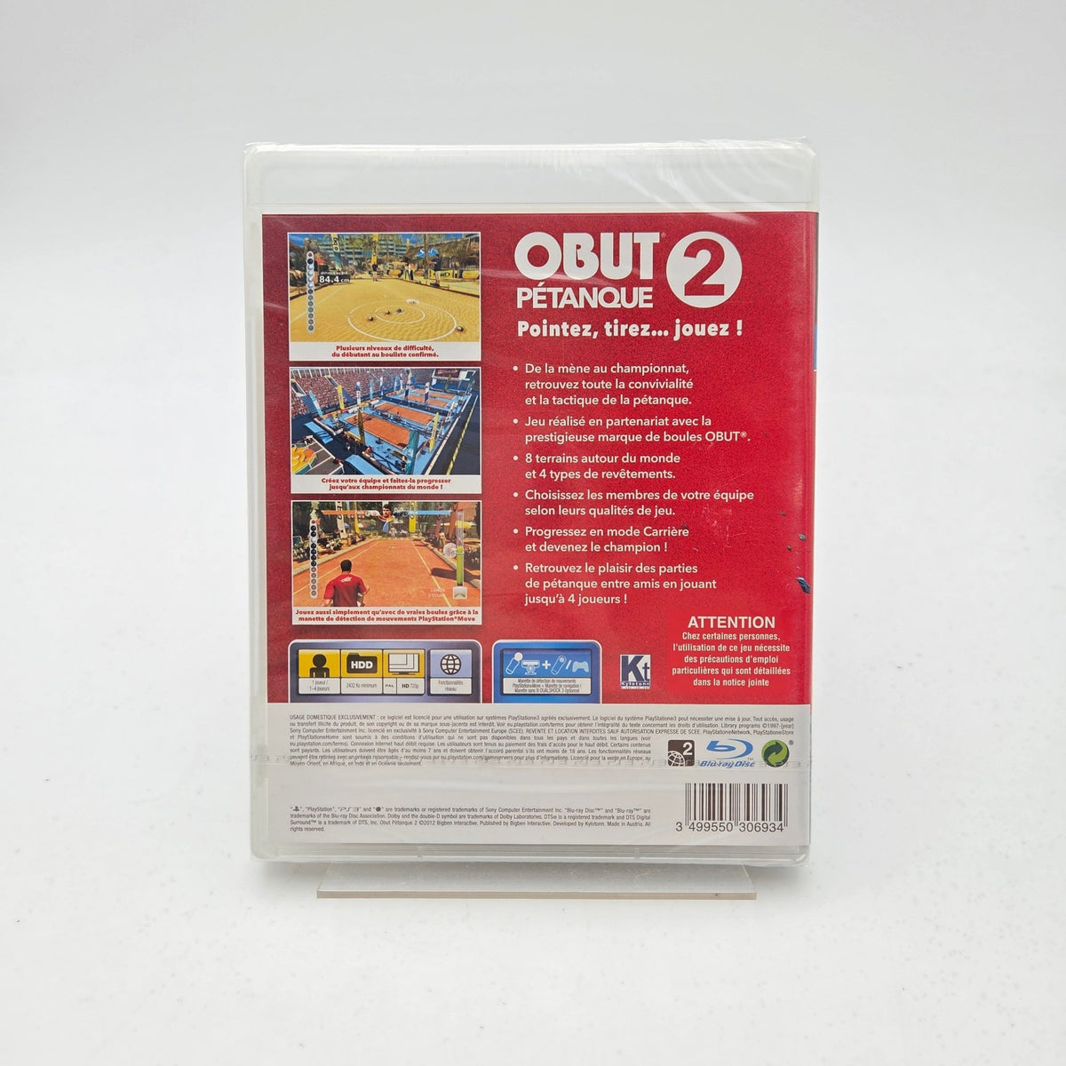 OBUT PETANQUE 2 (NEUF) - PLAYSTATION 3 - Strike Games