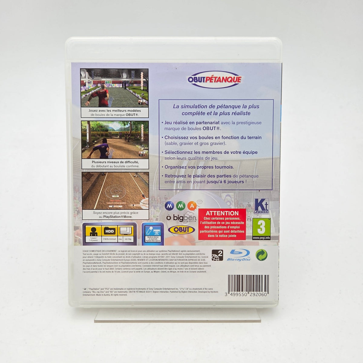 OBUT PETANQUE - PLAYSTATION 3 - Strike Games