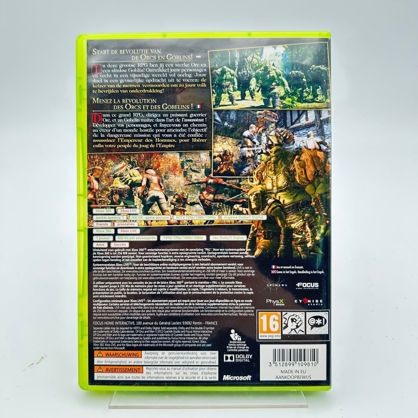 OF ORCS AND MEN - XBOX 360 - Strike Games