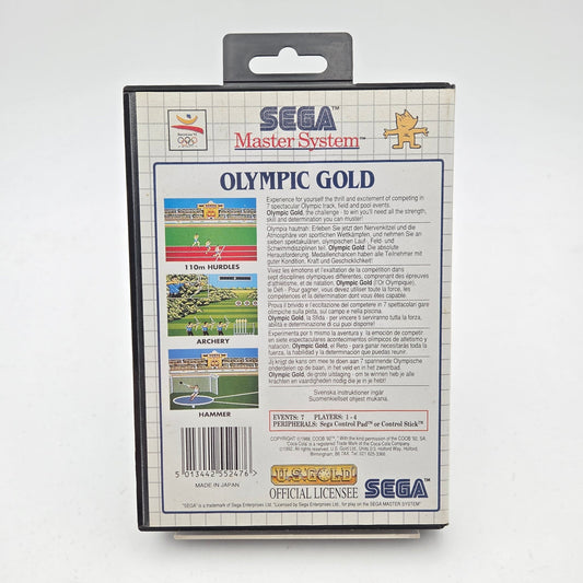 Olympic Gold Barcelona 92 - Master System - Strike Games