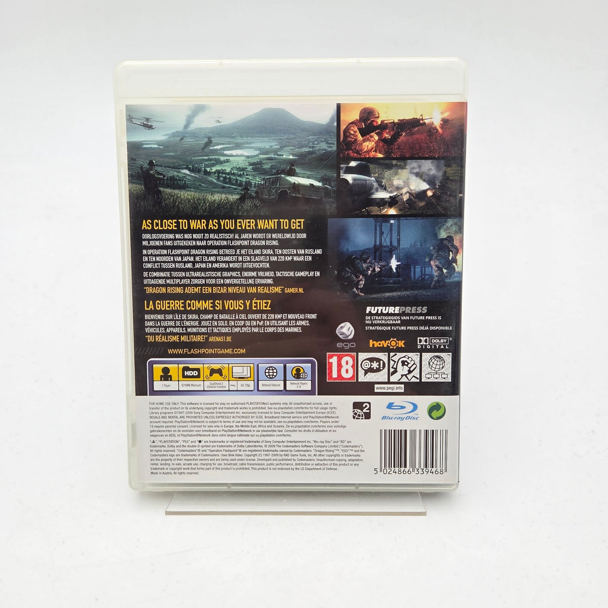 OPERATION FLASHPOINT DRAGON RISING - PLAYSTATION 3 - Strike Games