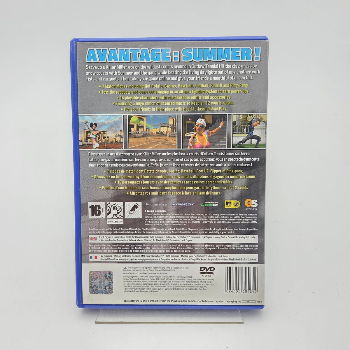 OUTLAW TENNIS - PLAYSTATION 2 - Strike Games