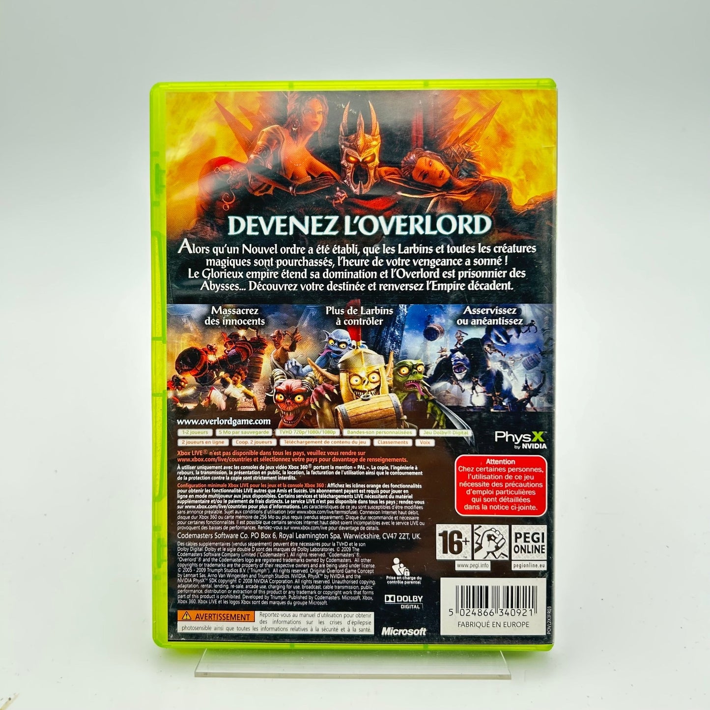OVERLORD II - XBOX 360 - Strike Games