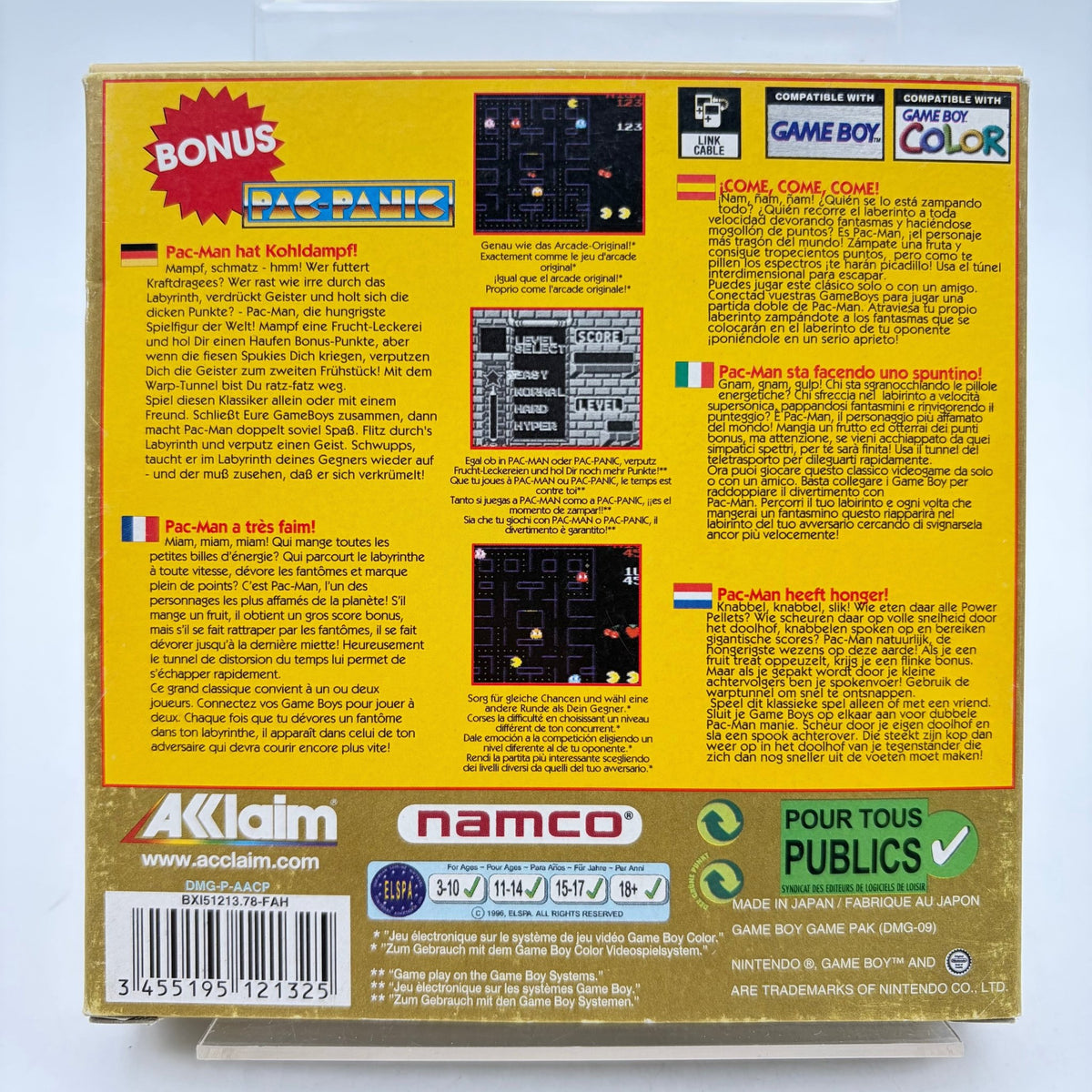 PAC-MAN SPECIAL COLOUR EDITION - GAMEBOY COLOR - Strike Games