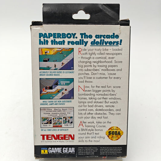 PAPERBOY - GAME GEAR - Strike Games