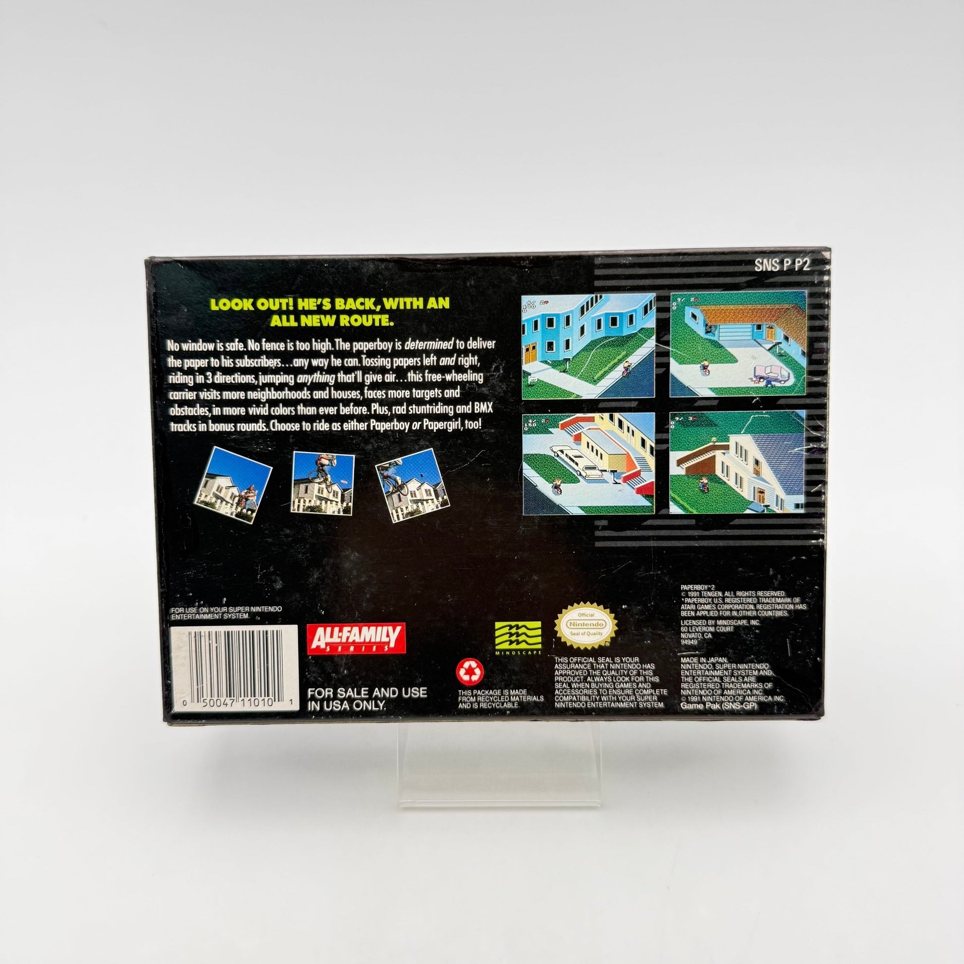 PAPERBOY - SUPER NINTENDO US - Strike Games