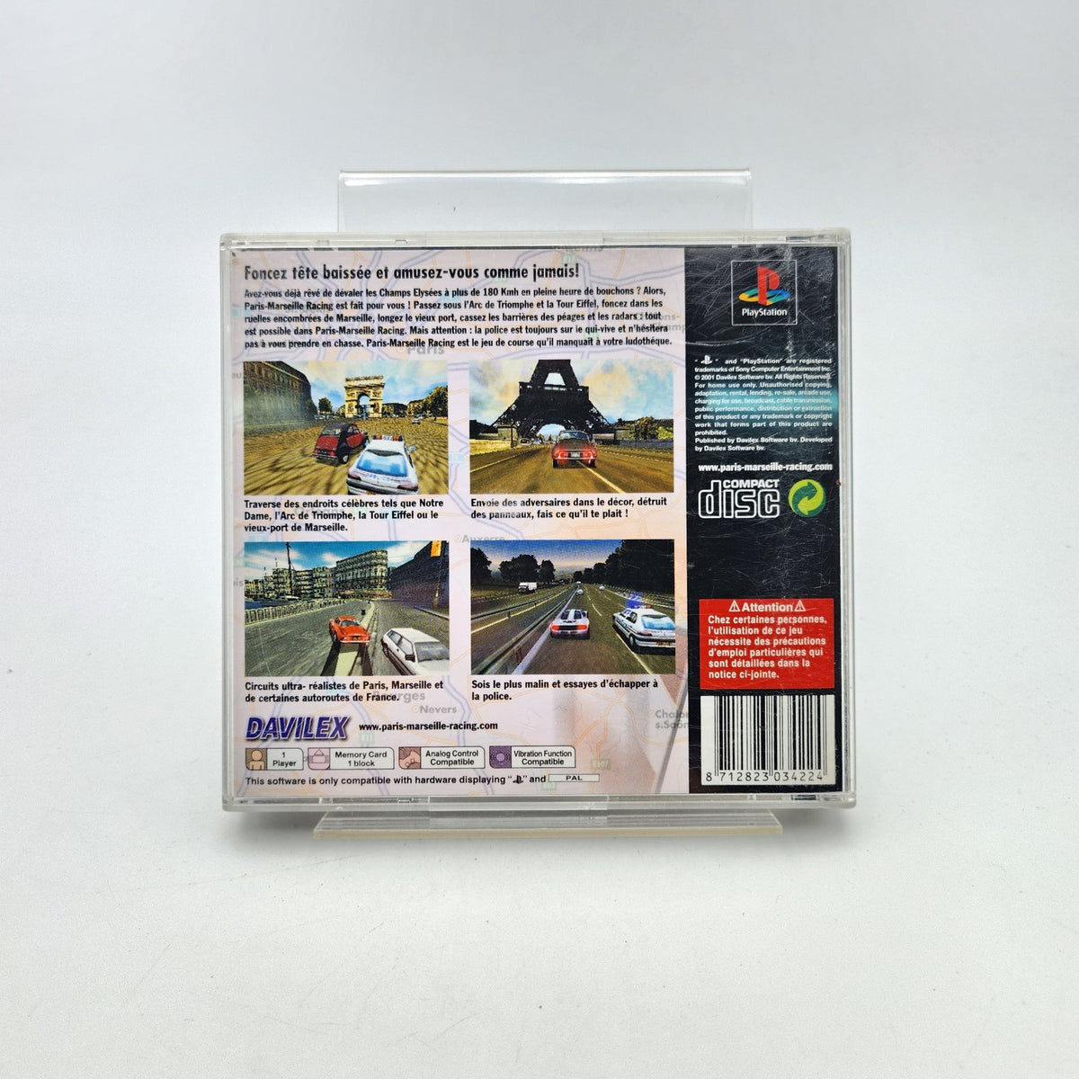PARIS-MARSEILLE RACING - PLAYSTATION 1 - Strike Games