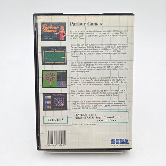 Parlour Games - Master System - Strike Games