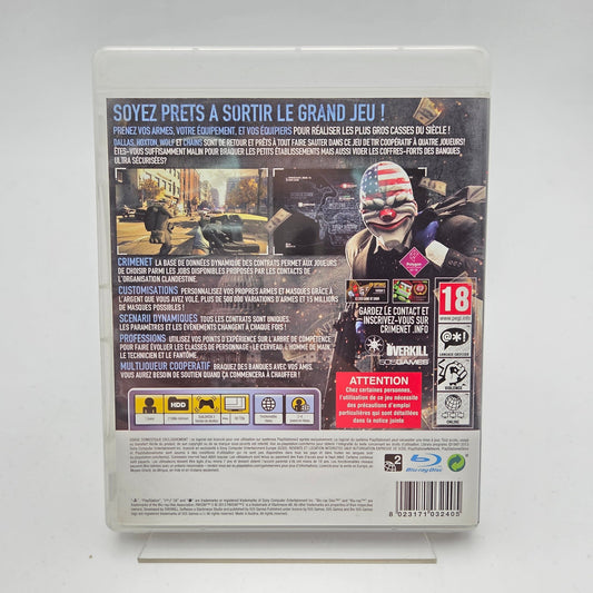 PayDay 2 - Playstation 3 - Strike Games