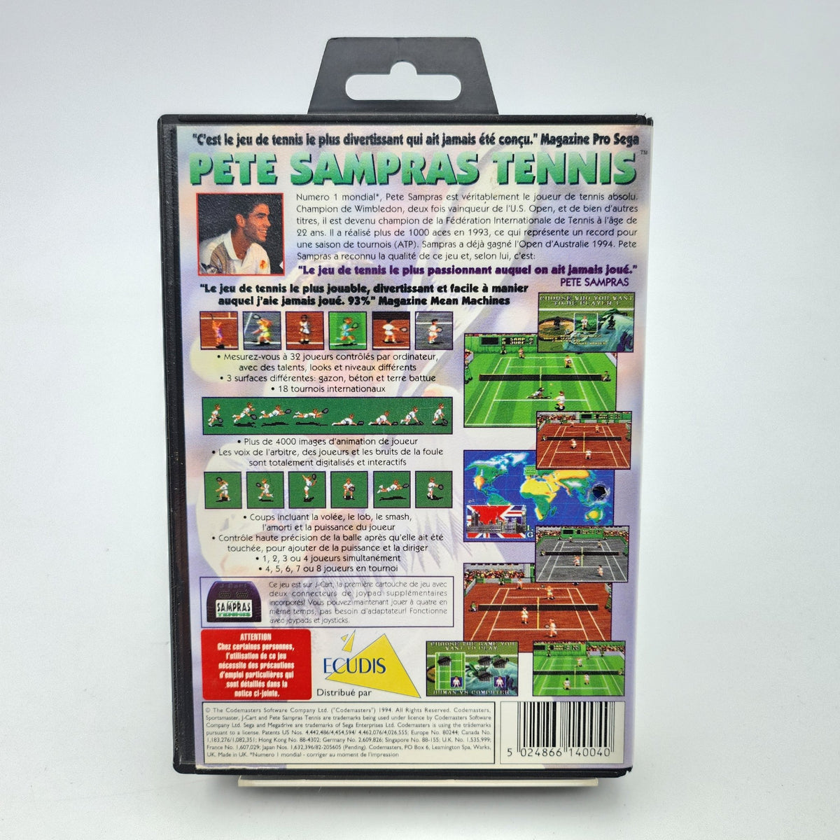 Pete Sampras Tennis - Mega Drive - Strike Games
