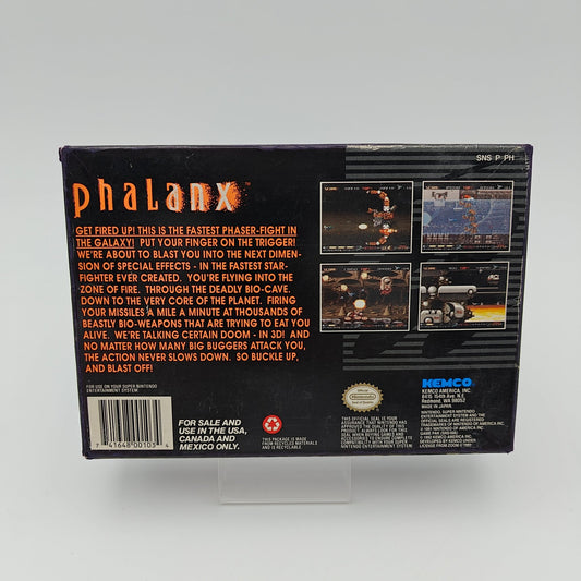 Phalanx - Super Nintendo US - Strike Games