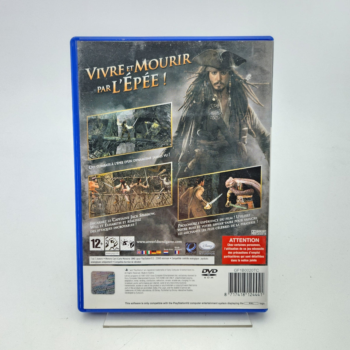 PIRATES DES CARAIBES JUSQU'AU BOUT DU MONDE - PLAYSTATION 2 - Strike Games