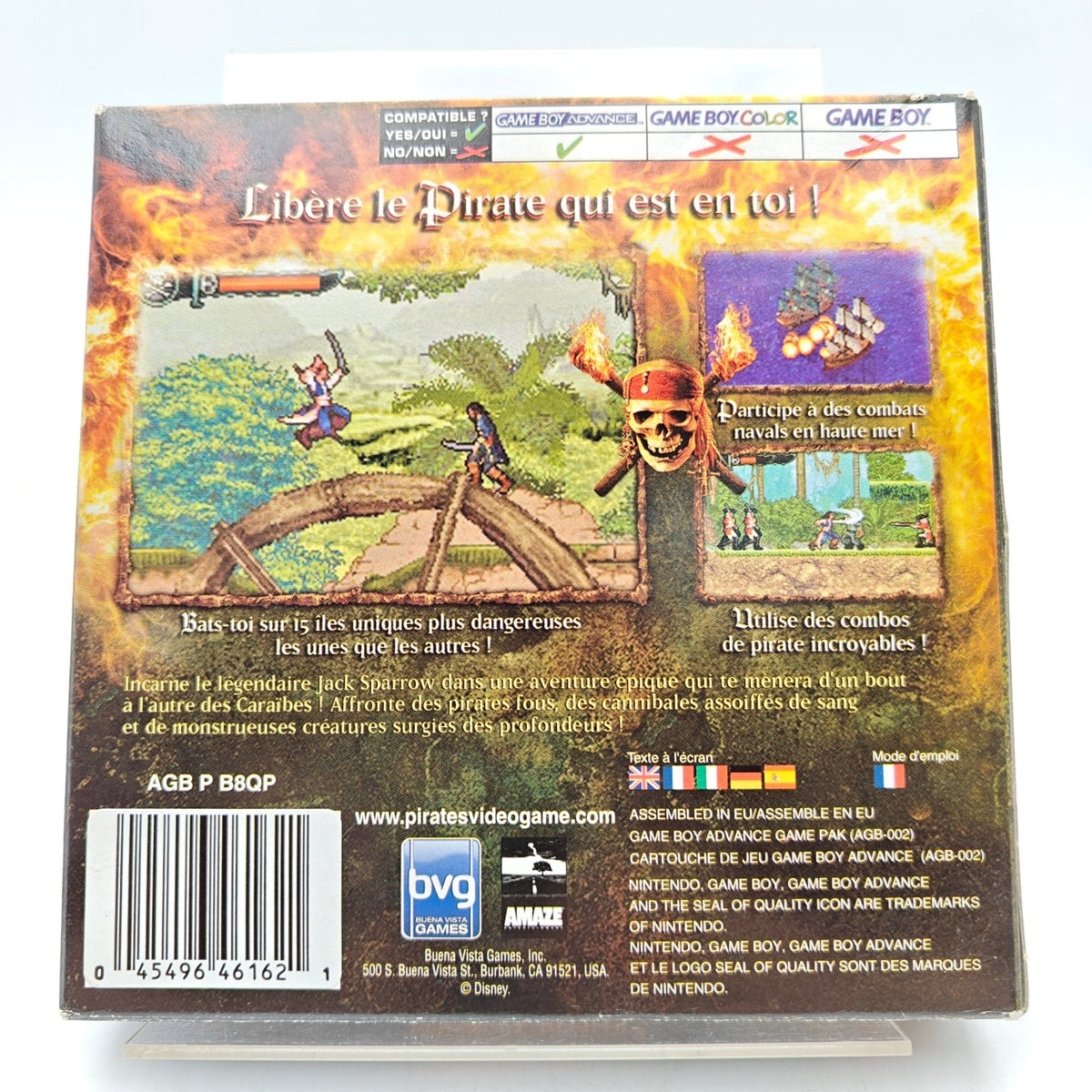 PIRATES DES CARAÏBES : LE SECRET DU COFFRE MAUDIT - GAMEBOY ADVANCE - Strike Games