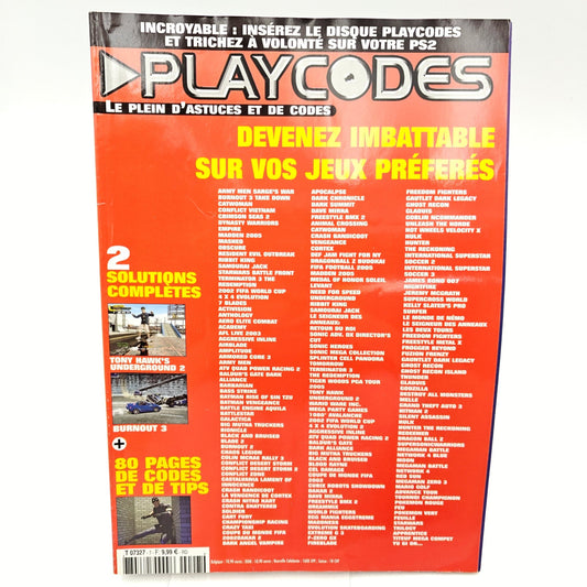 PLAYCODES LE PLEIN D'ASTUCES ET DE CODES - MAGAZINE JEUX VIDEO - Strike Games