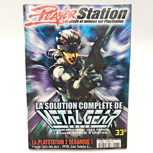 PLAYER STATION METAL GEAR SOLID - MAGAZINE JEUX VIDEO - Strike Games